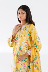 Stitched Embroidered Lawn Suit