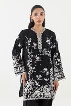 Stitched Embroidered Raw Silk Suit