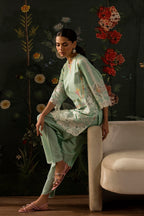 Stitched Embroidered Lawn Suit