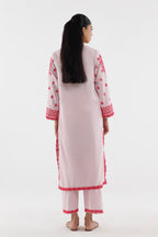 Stitched Embroidered Lawn Shirt+ Culotte