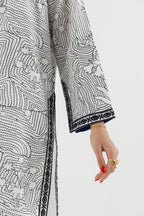 Stitched Embroidered Lawn Shirt+ Culotte