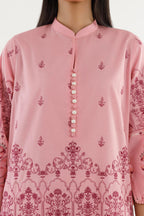 Stitched Embroidered Lawn Shirt+ Culotte