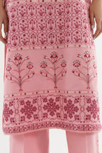 Stitched Embroidered Lawn Shirt+ Culotte