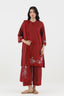 Stitched Embroidered Lawn Shirt+ Culotte