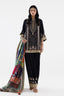 Stitched Embroidered Raw Silk Suit