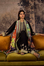 Stitched Embroidered Raw Silk Suit