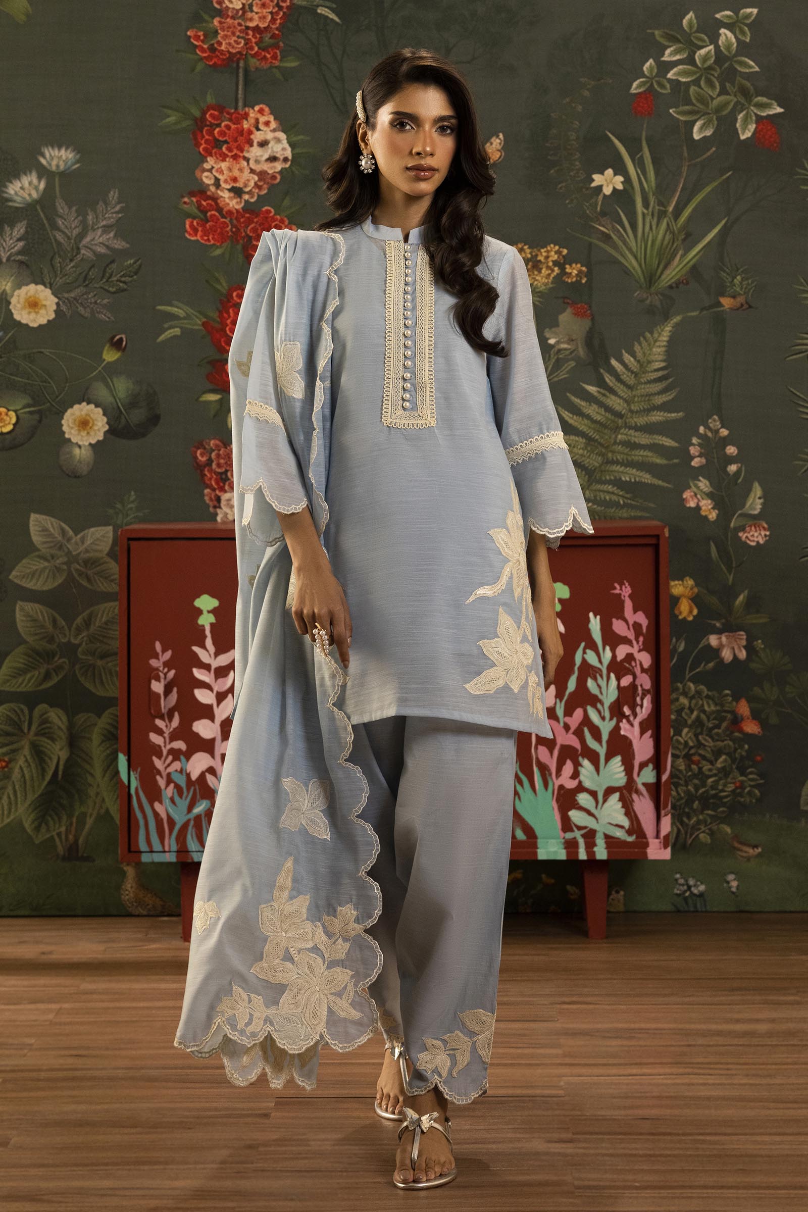 Stitched Embroidered Monark Suit Main image
