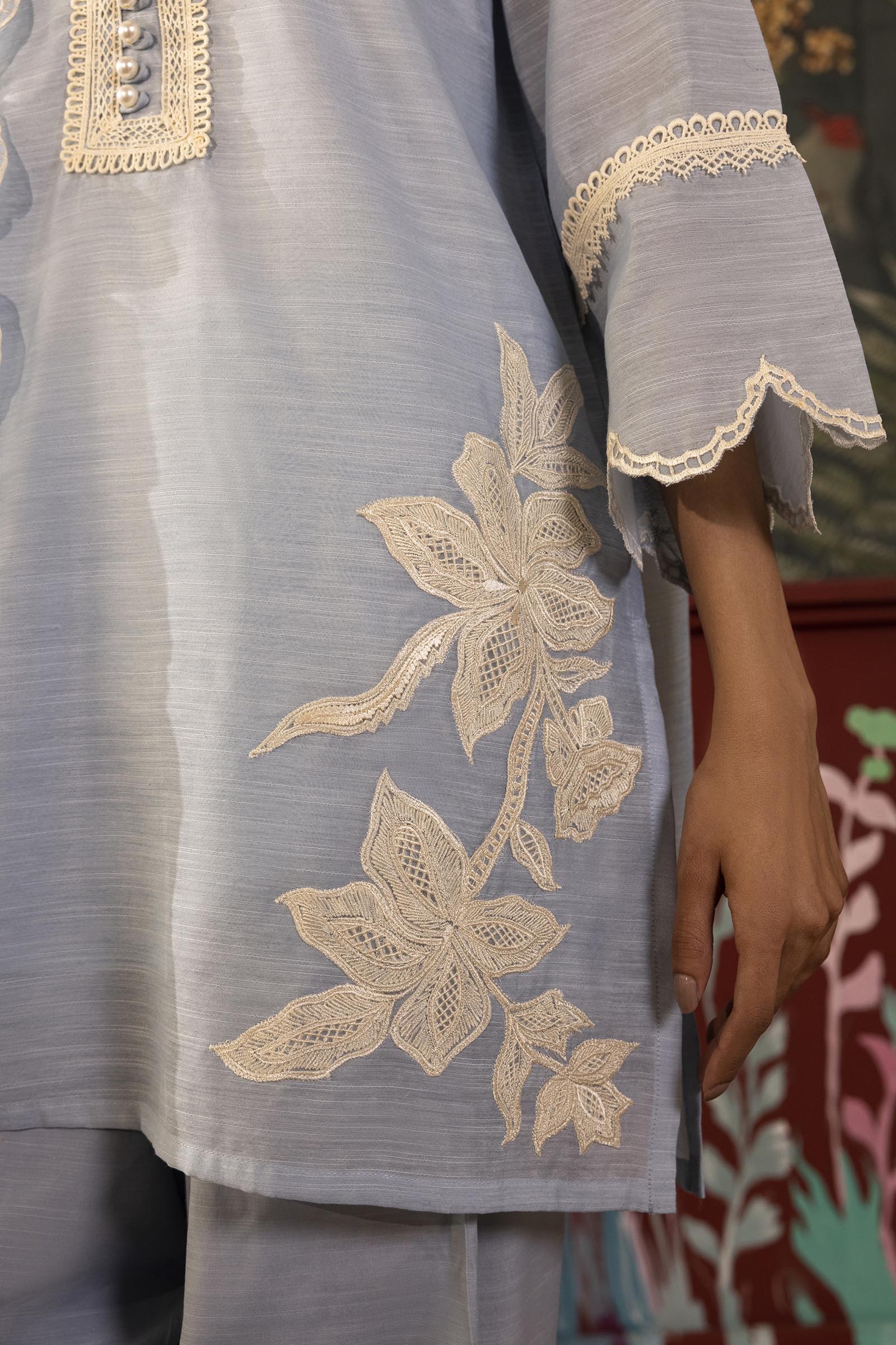 Stitched Embroidered Monark Suit
