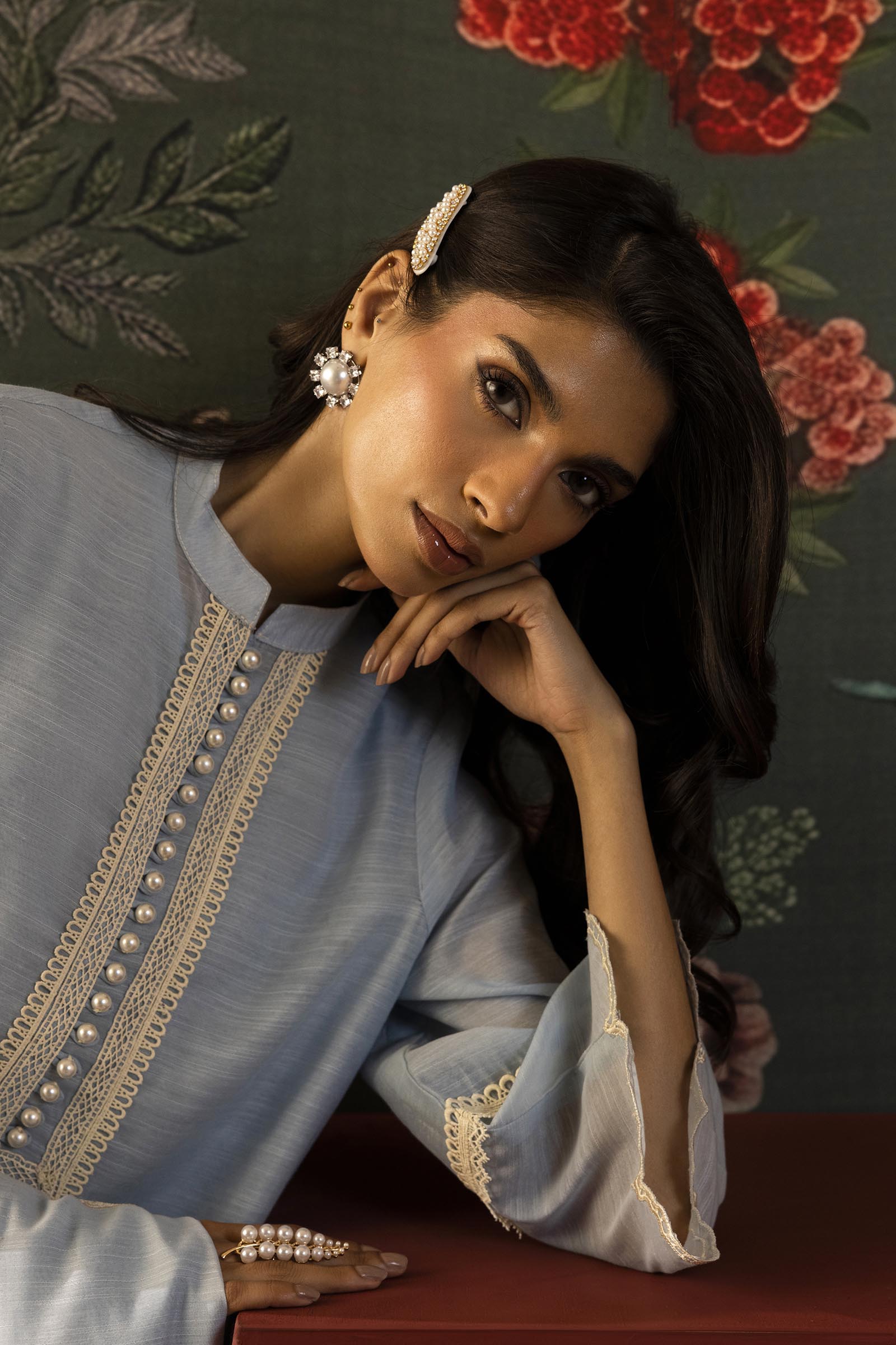 Stitched Embroidered Monark Suit
