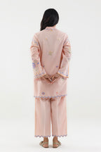 Stitched Embroidered Lawn Shirt+ Culotte