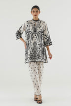 Stitched Embroidered Lawn Shirt+ Shalwar