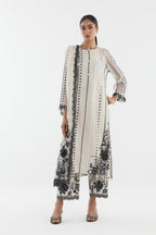 Stitched Embroidered Poly Slub Suit