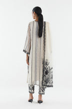 Stitched Embroidered Poly Slub Suit