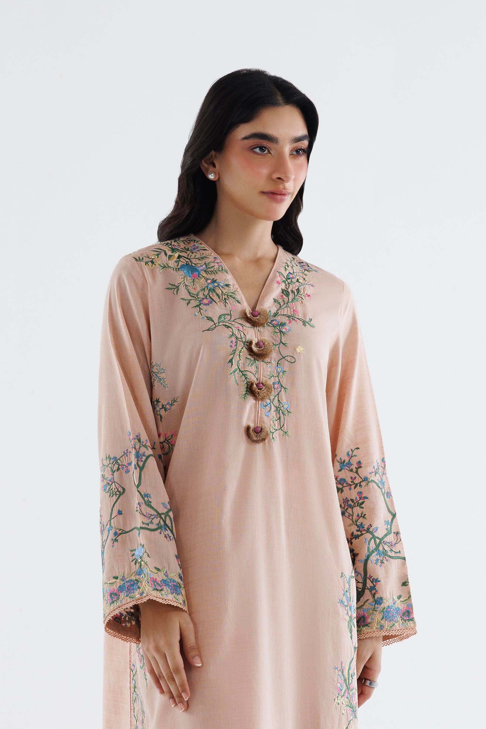 Stitched Embroidered Chambary Shirt+ Culotte Secondary image