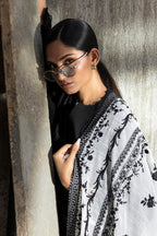 Stitched Embroidered Lawn Suit