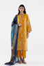 Stitched Embroidered Raw Silk Suit