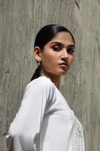 Stitched Embroidered Khaadi Silk Shirt+ Shalwar