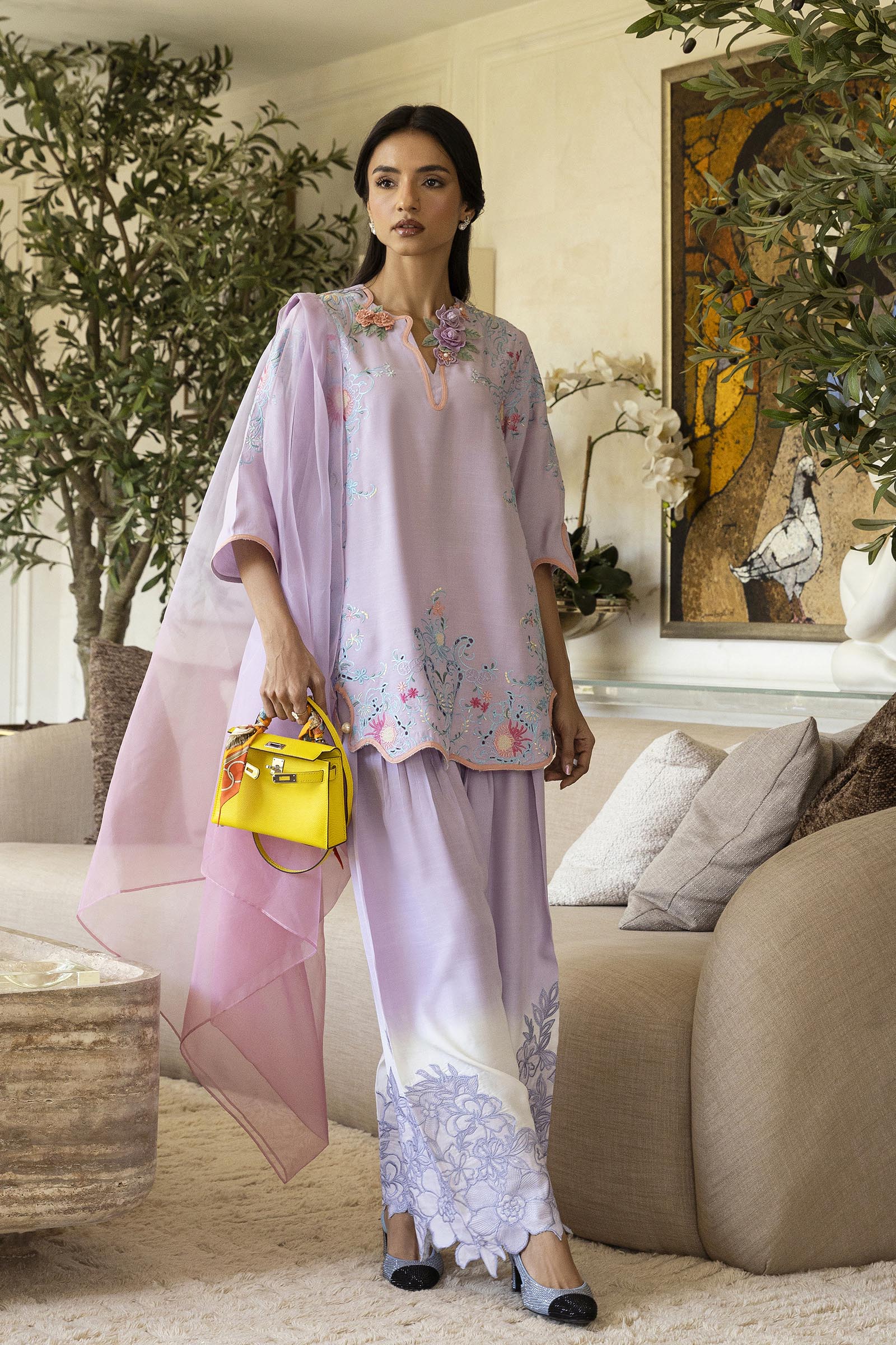 Organza Tie & Dye Dupatta Main image
