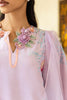 Stitched Embroidered Raw Silk Shirt+ Shalwar