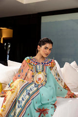 Stitched Safi & Me Sheesha Silk Kaftan