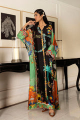Stitched Safi & Me Sheesha Silk Kaftan