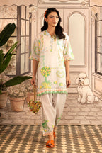 Stitched Embroidered Lawn Shirt+ Shalwar
