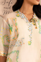 Stitched Embroidered Lawn Shirt+ Shalwar
