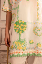 Stitched Embroidered Lawn Shirt+ Shalwar