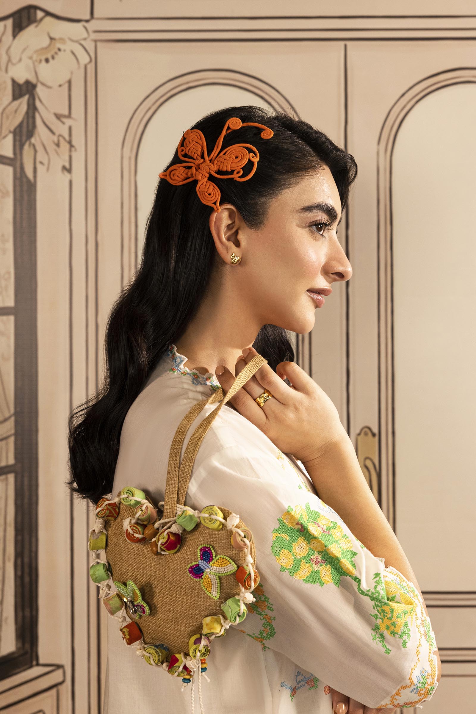 Stitched Embroidered Lawn Shirt+ Shalwar