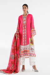 Stitched Printed Crepe Shirt+ Dupatta