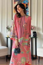 Stitched Printed Raw Silk Shirt