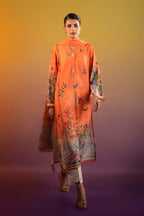 Stitched Printed Crepe Shirt + Dupatta