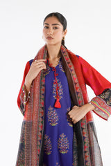 Stitched Printed Crepe Shirt + Dupatta