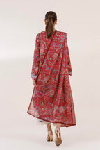 Stitched Printed Satin Shirt+ Dupatta