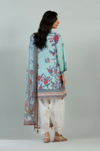 Stitched Printed Crepe Shirt+ Dupatta