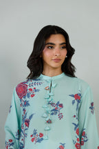 Stitched Printed Crepe Shirt+ Dupatta