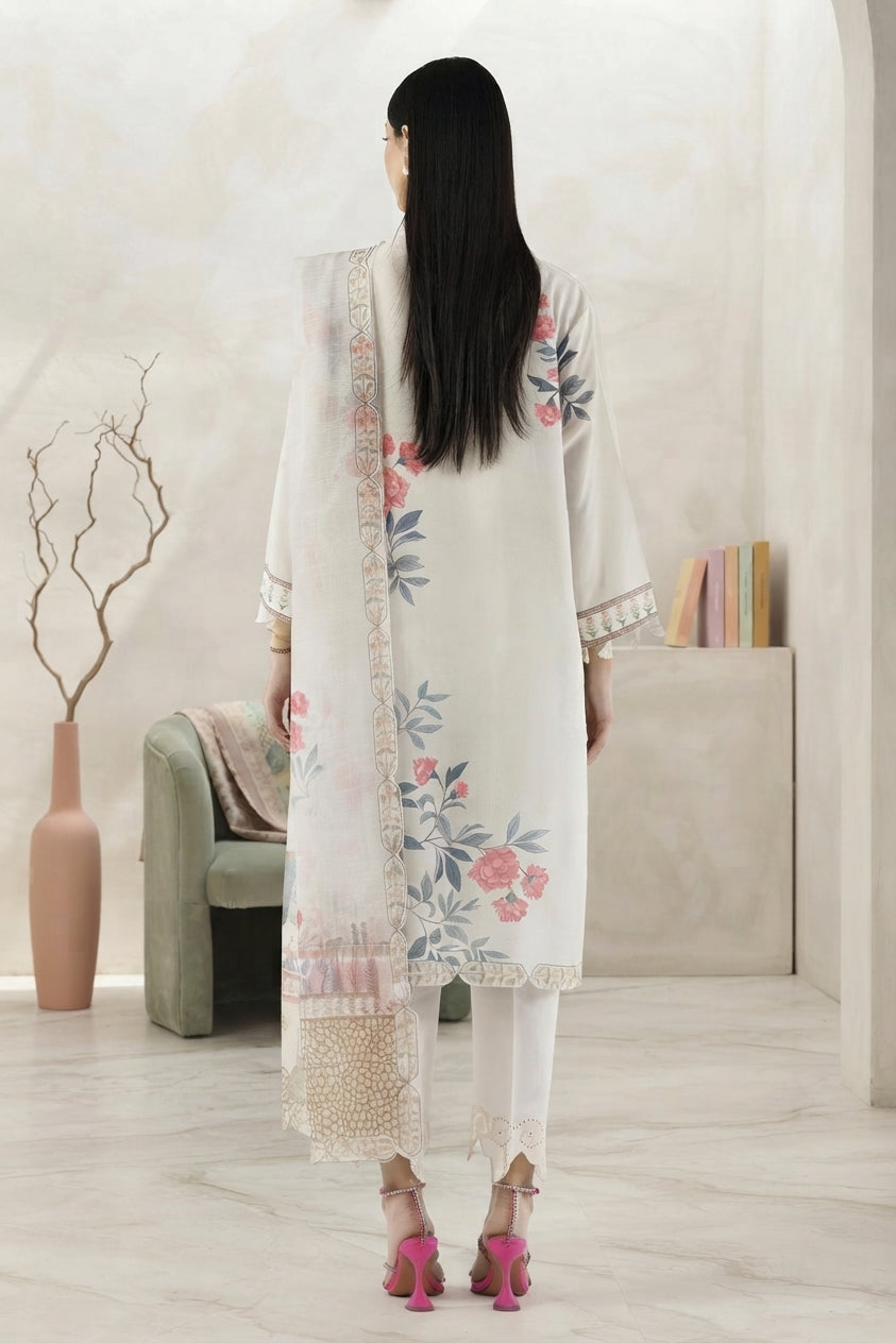 Stitched Printed Crepe Shirt+ Dupatta Secondary image