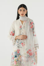 Stitched Printed Crepe Shirt+ Dupatta