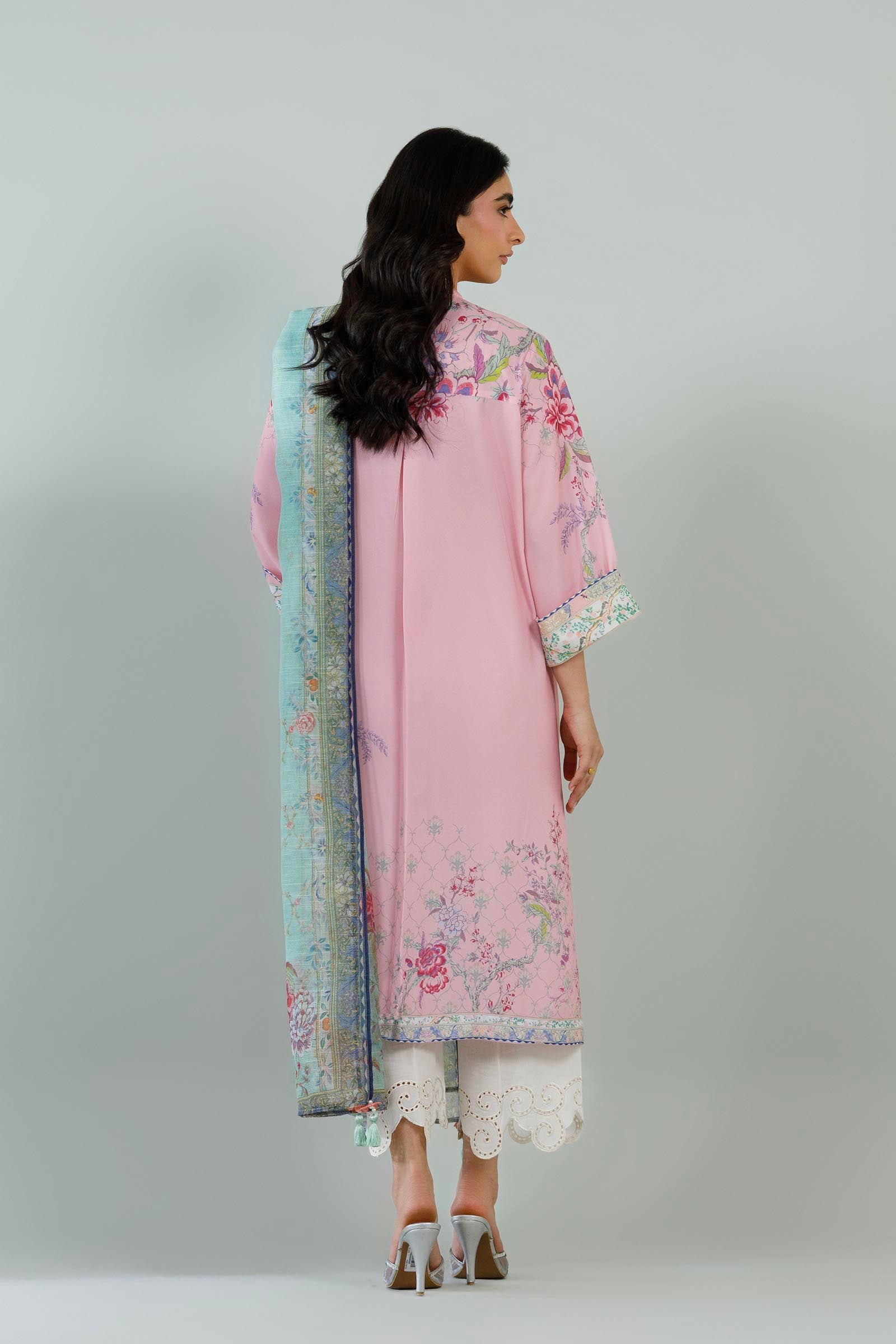 Stitched Printed Crepe Shirt+ Dupatta Secondary image