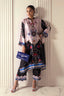 Stitched Printed Satin Shirt+ Culotte