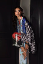 Stitched Printed Satin Shirt+ Culotte