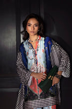 Stitched Printed Satin Shirt+ Culotte