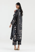 Stitched Printed Satin Shirt+ Culotte