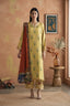Stitched Printed Satin Suit
