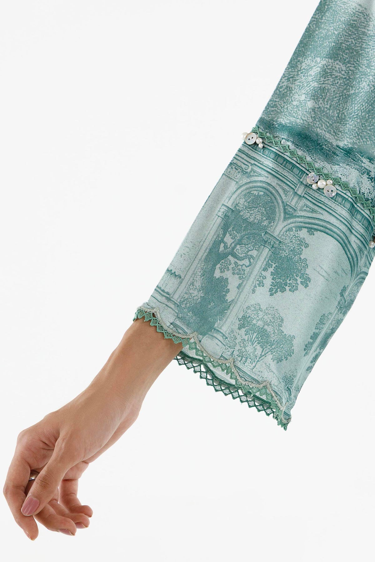 Stitched Printed Suit