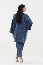 Stitched Printed Satin Shirt+  Shalwar