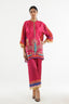 Stitched Printed Satin Shirt+ Culotte