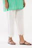 White Embroidered Lawn Culotte