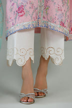 Stitched Embroidered Lawn Culotte