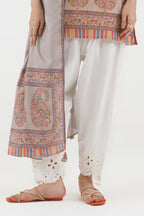 Stitched Embroidered Lawn Culotte